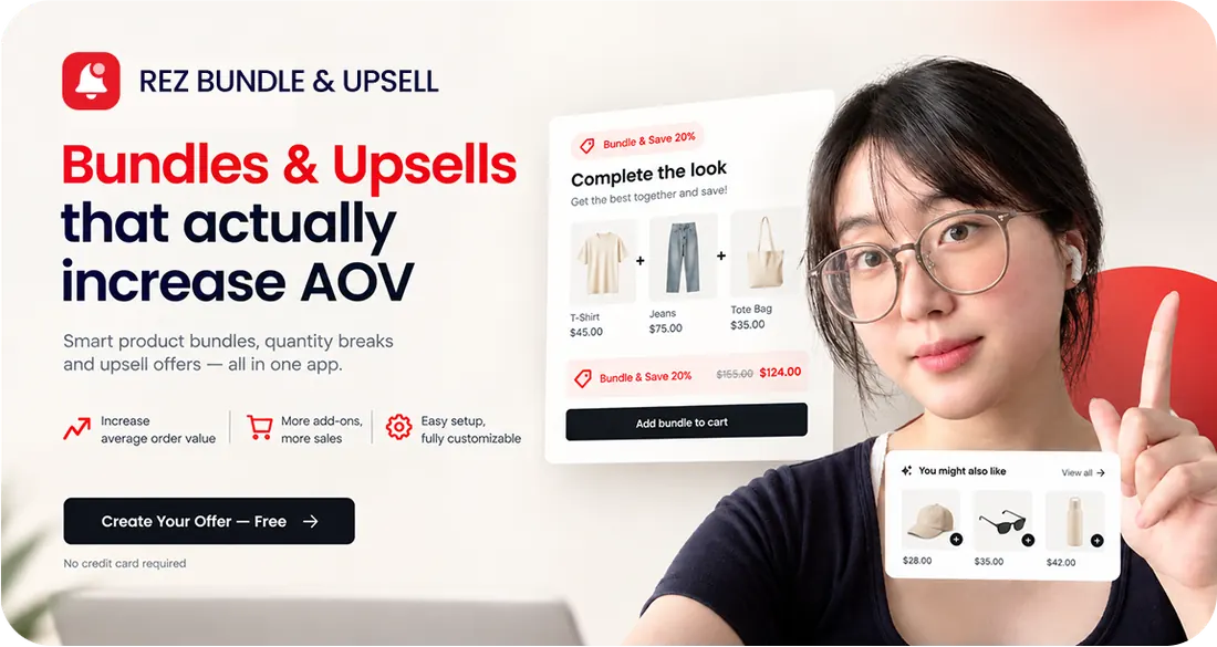 REZ Bundle & Upsell — bundles and upsells that actually increase AOV, setup tutorial