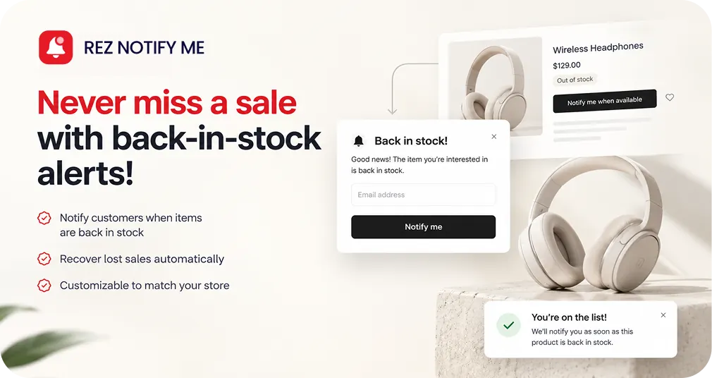 REZ Notify Me — never miss a sale with back-in-stock alerts, setup tutorial